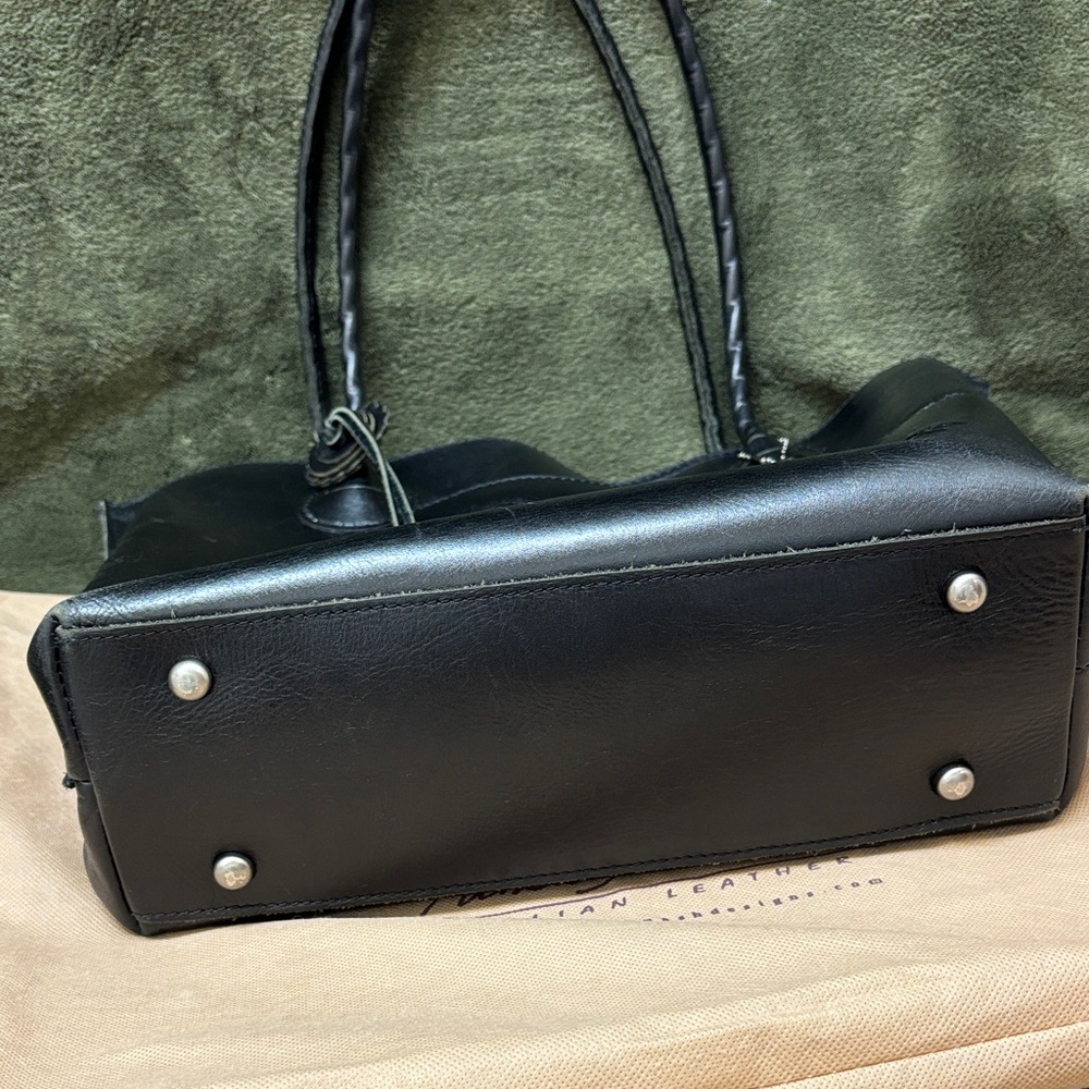 Patricia Nash Black Leather Tote - Picture 10 of 10